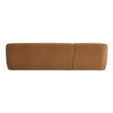 Faye Left Sectional Tan Faux Mohair