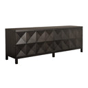 Quadrant 4 Door Sideboard | Ebony