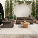 Meredith Outdoor Sofa Brown