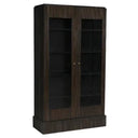 Noho Hutch | Hand Rubbed Black with Light Brown Trim