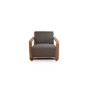 Eckersley Lounge Chair Cool Brown Leather