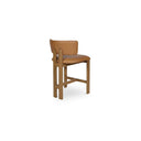 Morel Counter Stool Brown Leather