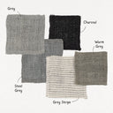 Lina Linen Pillow | Warm Grey | 20" x 20"