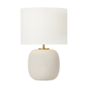 Fanny Wide Table Lamp Matte Concrete Bulbs Included