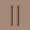 Blitzen Cylindrical Candles | Hazelnut