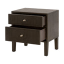 Highland 2-Drawer Nightstand | Dutch Brown Oak