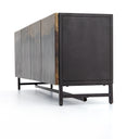Stormy Media Console - Aged Brown
