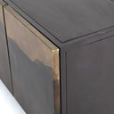 Stormy Media Console - Aged Brown