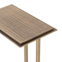 Acid Etch C Table - Acid Etched Aged Brass