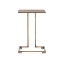 Acid Etch C Table - Acid Etched Aged Brass