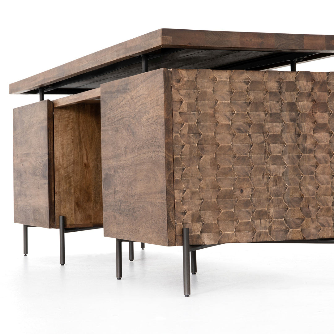 Ruffino Desk | Antique Brown