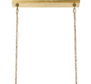 Adeline Rectangular Chandelier - Gold Leaf