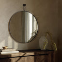 Vina Mirror - Antiqued Iron