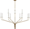 Belfair Grande Two-Tier Chandelier | Gilded Iron