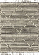 Loloi | Iman Collection | Ivory / Charcoal | IMA-01