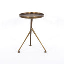 Schmidt Accent Table - Raw Antique Brass