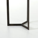 Kiva End Table - Polished White Marble