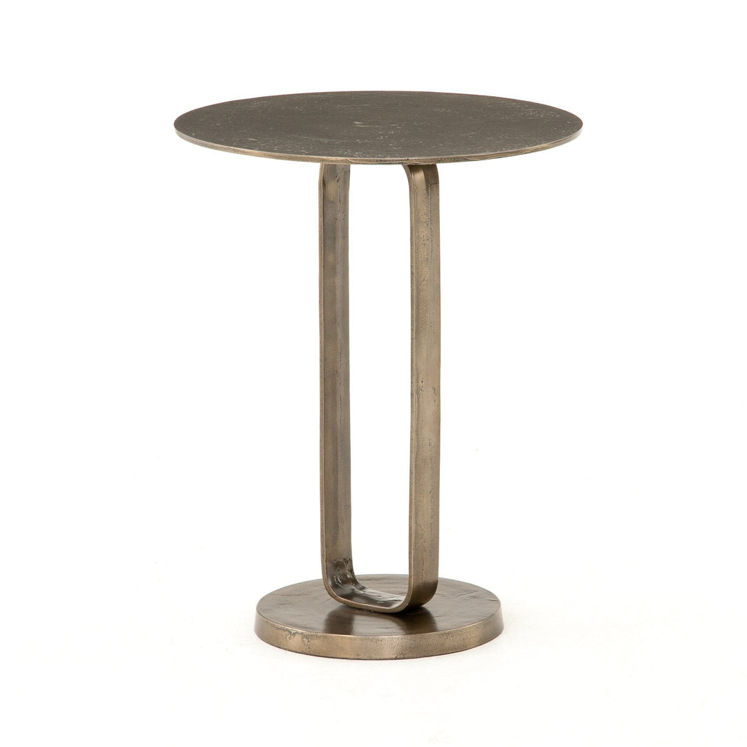 Douglas End Table - Aged Bronze