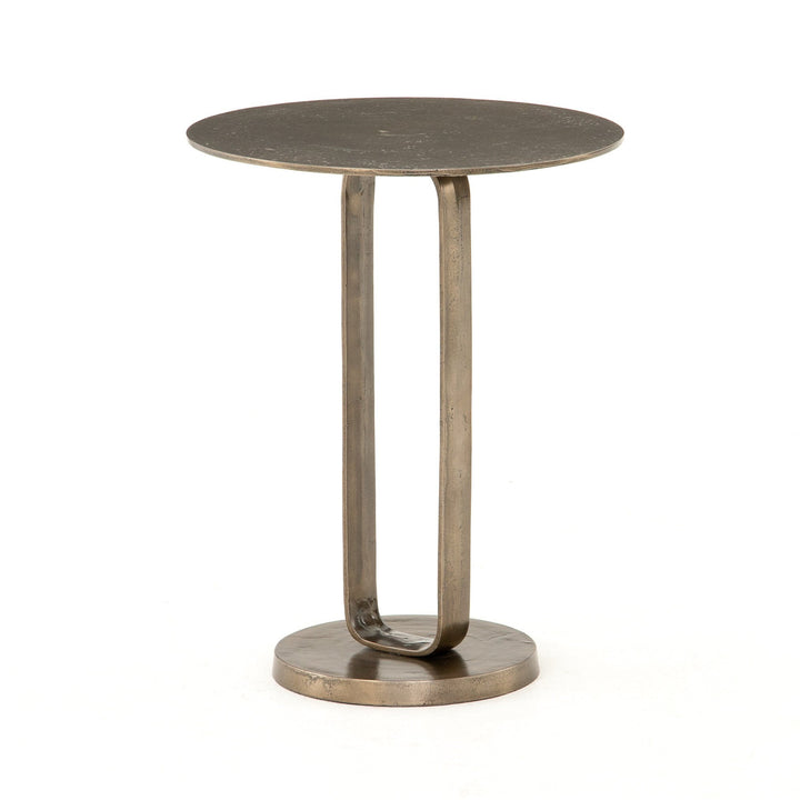 Douglas End Table - Aged Bronze