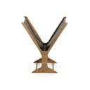 Feldman Magazine Rack - Rustic Brass