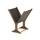 Feldman Magazine Rack - Rustic Brass