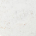 Adalley C Table - Polished White Marble