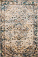 Loloi II | Isadora Collection | Oatmeal / Bark | ISA-02