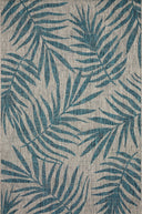 Loloi | Isle Collection | Grey / Aqua | IE-10