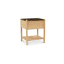 Elio Nightstand Dark Emperador Marble