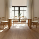 Segment Dining Table Wood Small Heritage Brown
