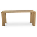 Segment Dining Table Wood Small Heritage Brown
