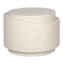 Cosmo Outdoor Accent Table Off White