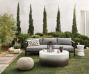 Phoenix Outdoor Accent Stool - Vintage White