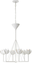 Alberto Small Single Tier Chandelier | Plaster White