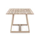 Atherton Outdoor Dining Table - Washed Brown-FSC