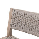 Delano Outdoor Bar Stool - Thick Grey Rope | Washed Brown