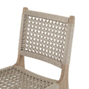 Delmar Outdoor Dining Chair - Ivory Rope | Washed Brown