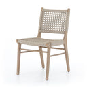 Delmar Outdoor Dining Chair - Ivory Rope | Washed Brown