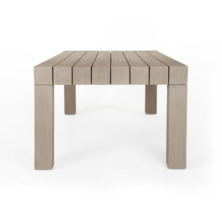 Menorca Outdoor Dining Table | Washed Brown