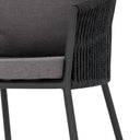 Porto Outdoor Dining Chair - Venao Charcoal