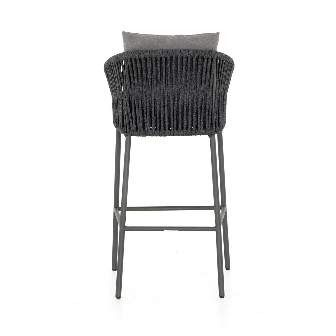 Porto Outdoor Bar Stool - Venao Charcoal