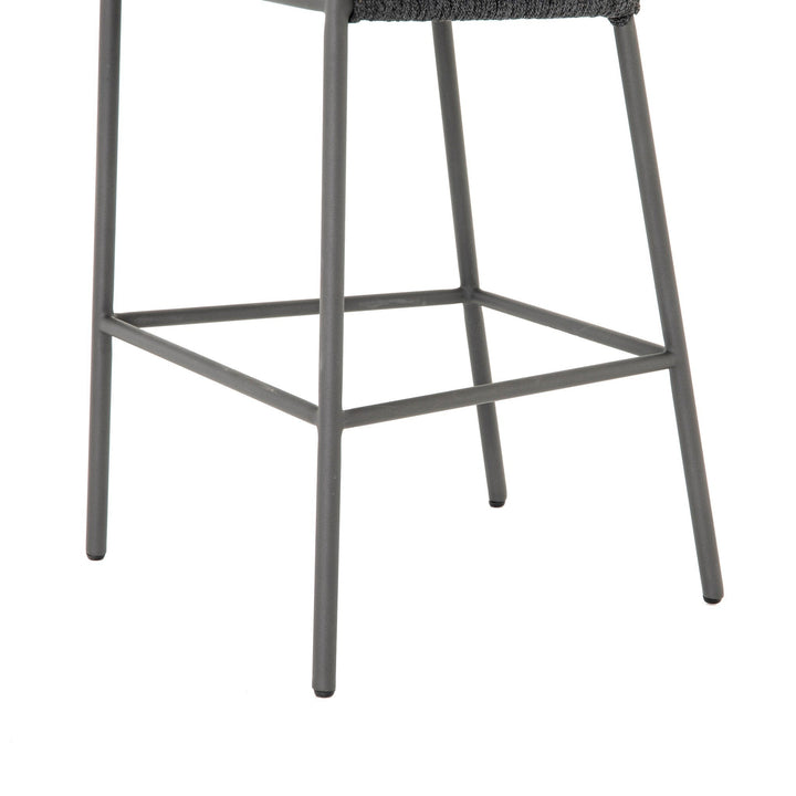 Porto Outdoor Bar Stool - Venao Charcoal