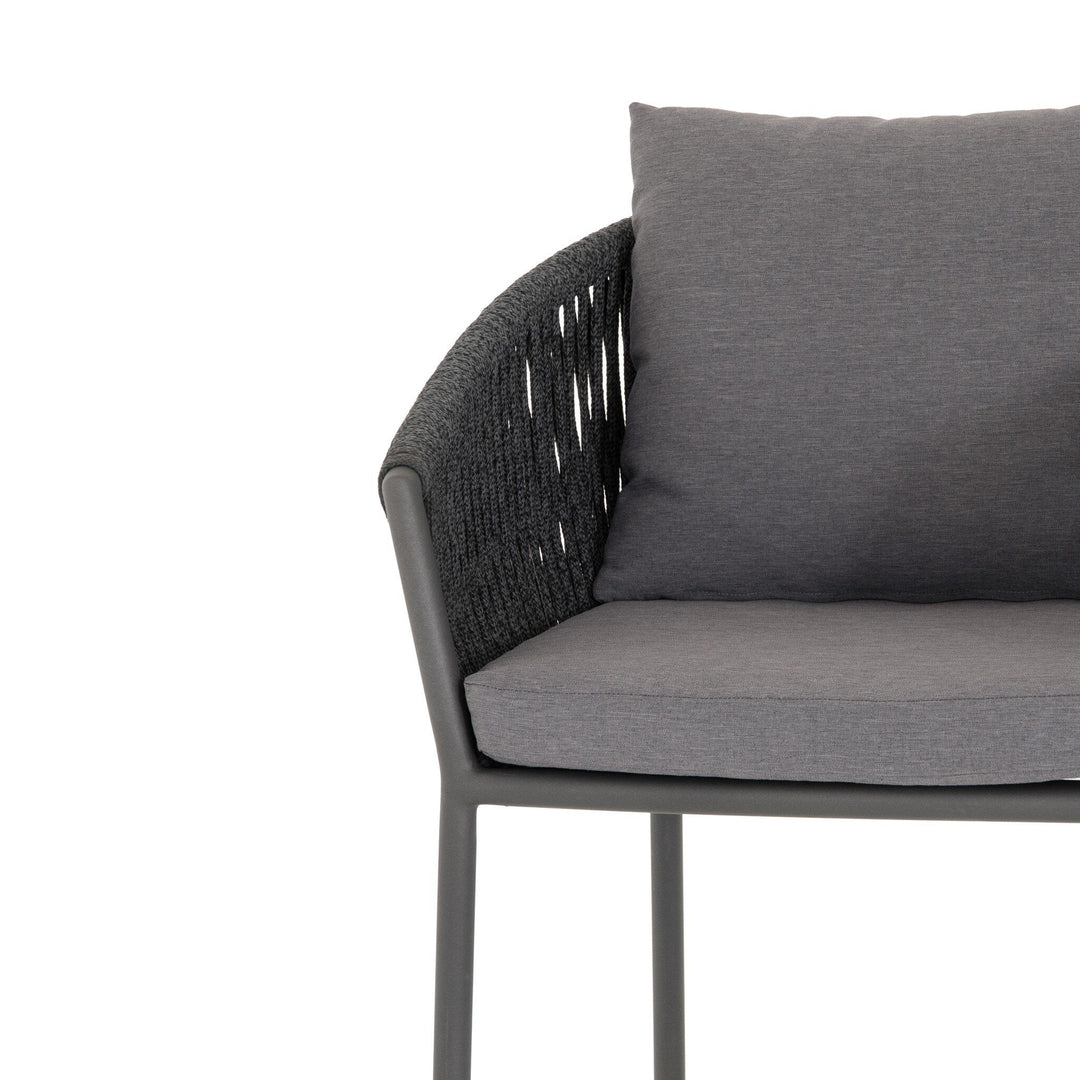 Porto Outdoor Bar Stool - Venao Charcoal