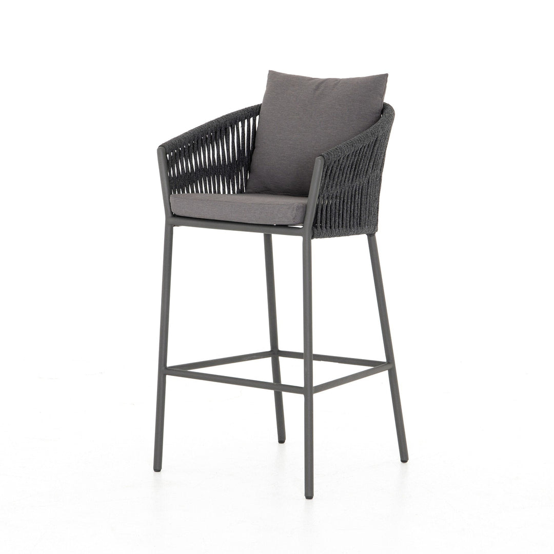Porto Outdoor Bar Stool - Venao Charcoal