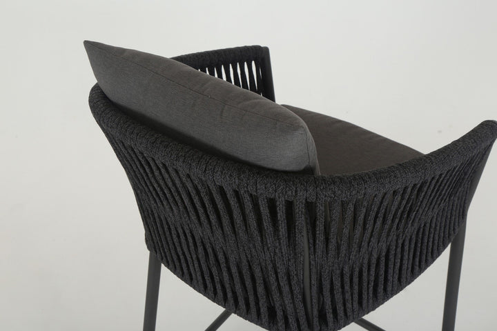 Porto Outdoor Counter Stool - Venao Charcoal