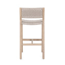 Delano Outdoor Counter Stool - Thick Grey Rope | Washed Brown