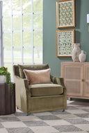 Jade Slipcover Club Chair