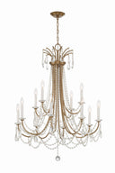 Karrington 30'' Aged Brass Chandelier