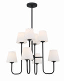 Keenan 28'' Black Forged Chandelier
