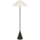 Zealous 62" Floor Lamp | Garden Bronze | Linen Shade
